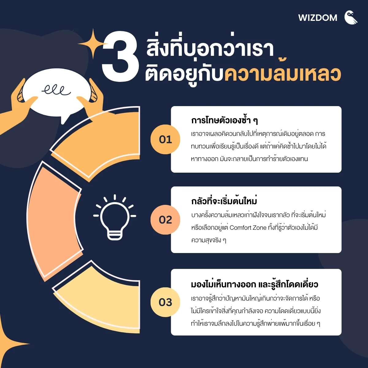 3 สิ่งที่บ่งบอกว่าเราติดอยู่กับความล้มเหลว