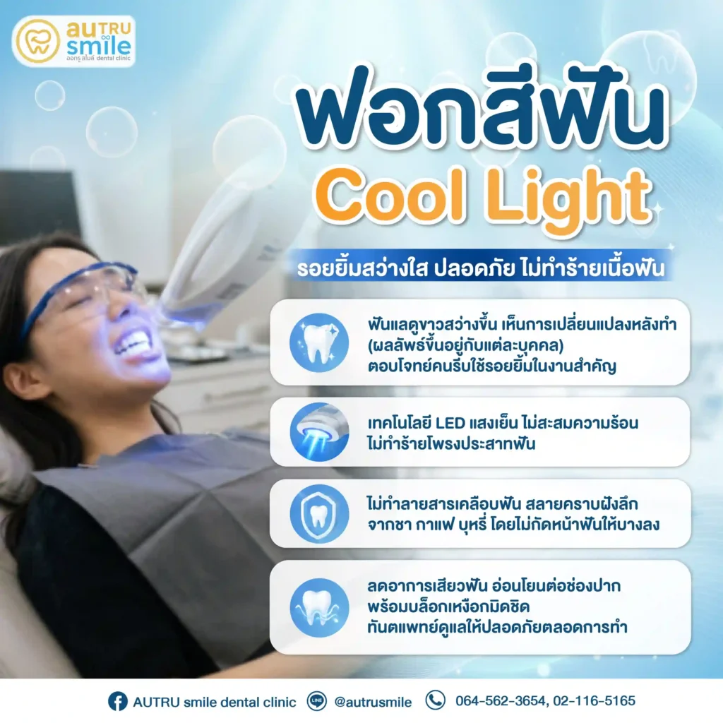 โปรโมชั่นฟอกสีฟัน Cool Light